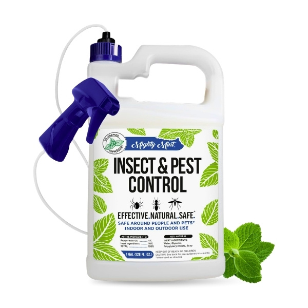 Using the all-natural power of peppermint, keep the ants and other bugs out of your yard, patio and home, in an oversized gallon size!