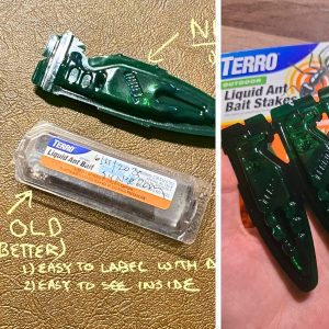 Ready-to-use stakes with easy placement