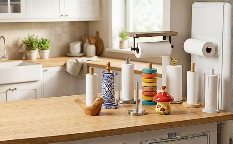 Discover the 10 best unique paper towel holders in 2026. Stylish wooden, ceramic, modern, and vintage designs that transform your kitchen or bathroom